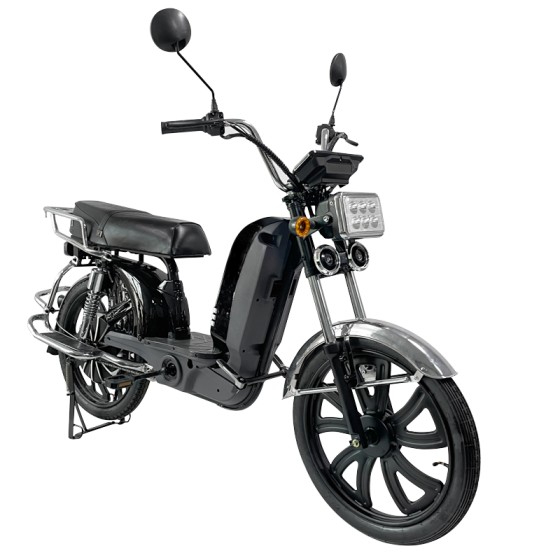 Factory 22 Inch Household Electric Bike 800W Delivery Dual Spring shock absorption Electric Motorcycle 60V Lithium Battery